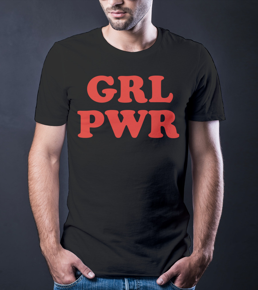 GRL PWR Bold Red Empowerment T-Shirt