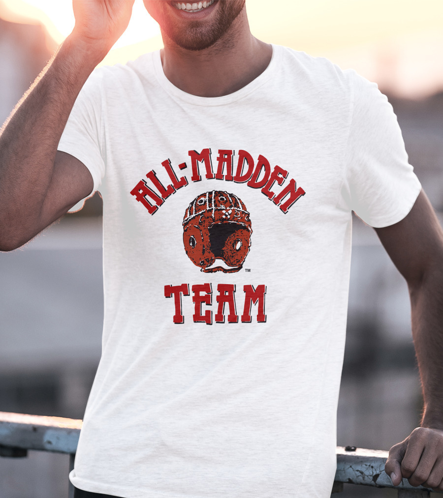 All-Madden Team Football Helmet Classic T-Shirt