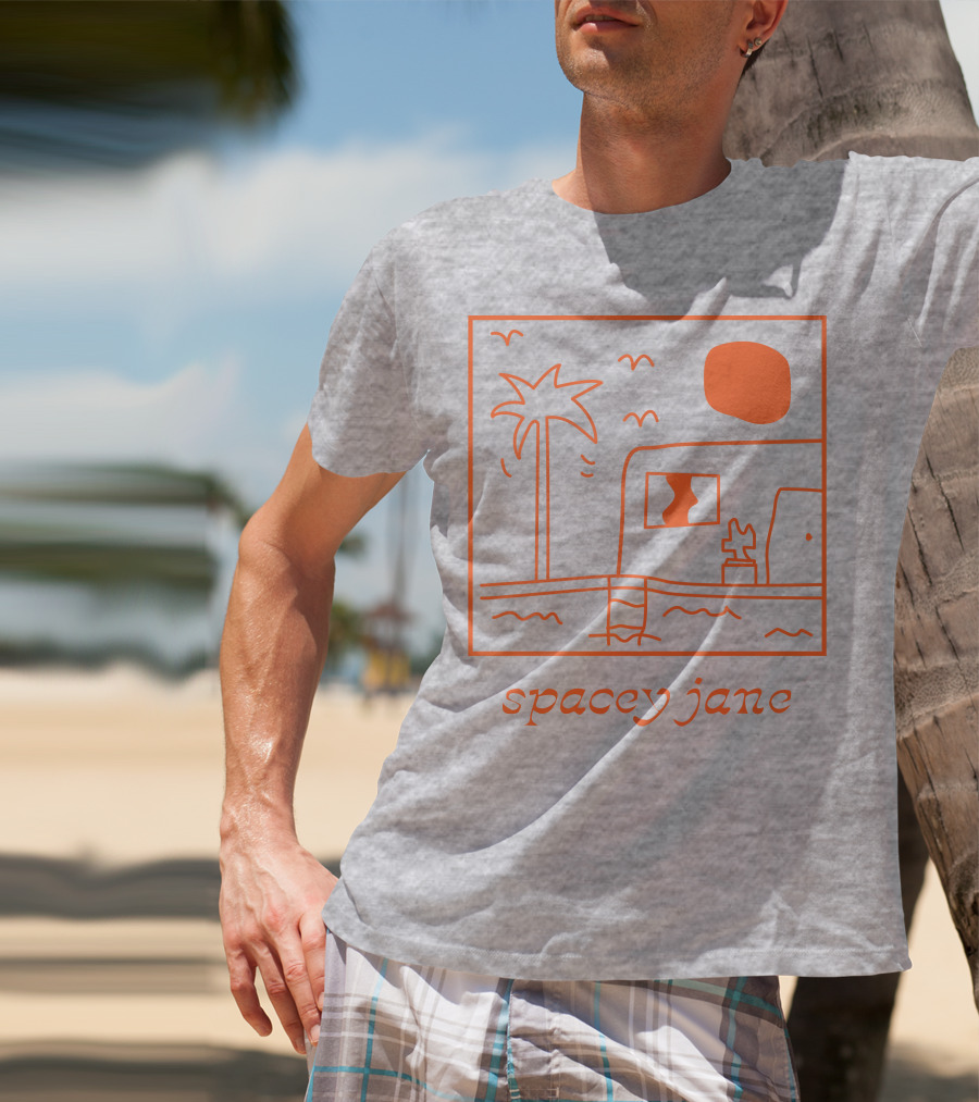 Spacey Jane Palm Tree And House T-Shirt