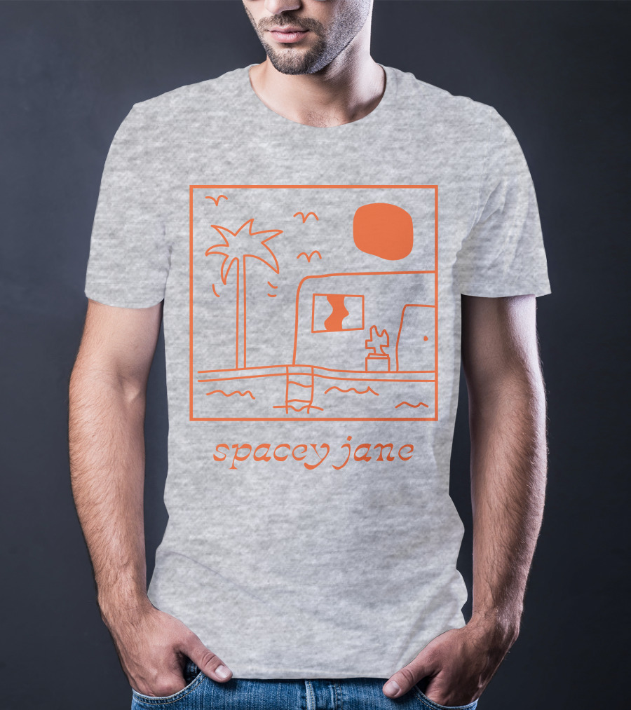 Spacey Jane Palm Tree And House T-Shirt