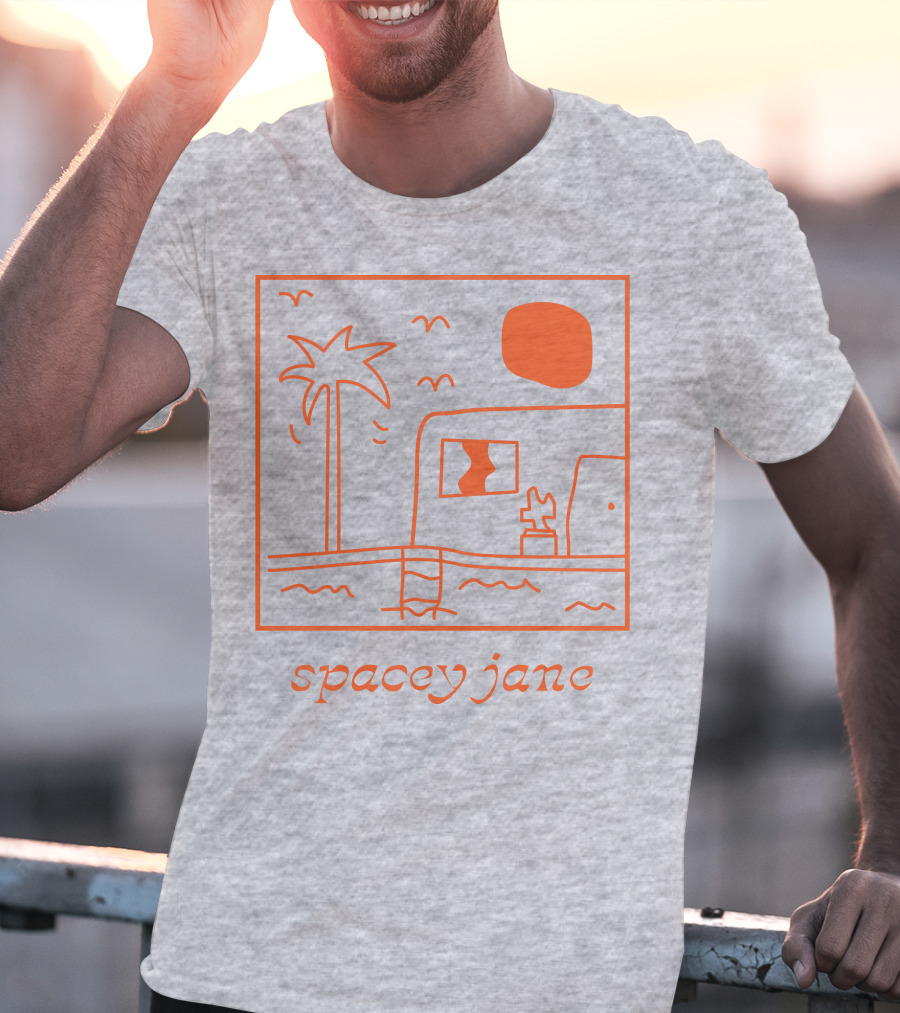 Spacey Jane Palm Tree And House T-Shirt