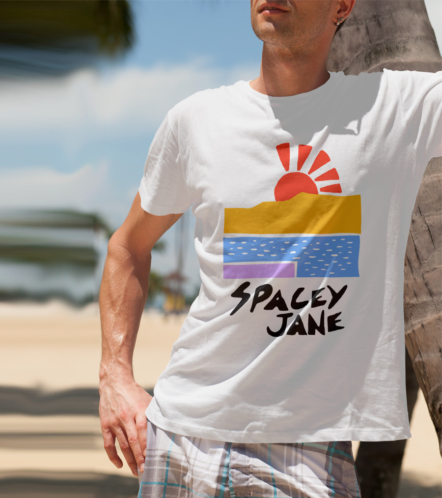 Spacey Jane Store Sun And Waves Retro T-Shirt