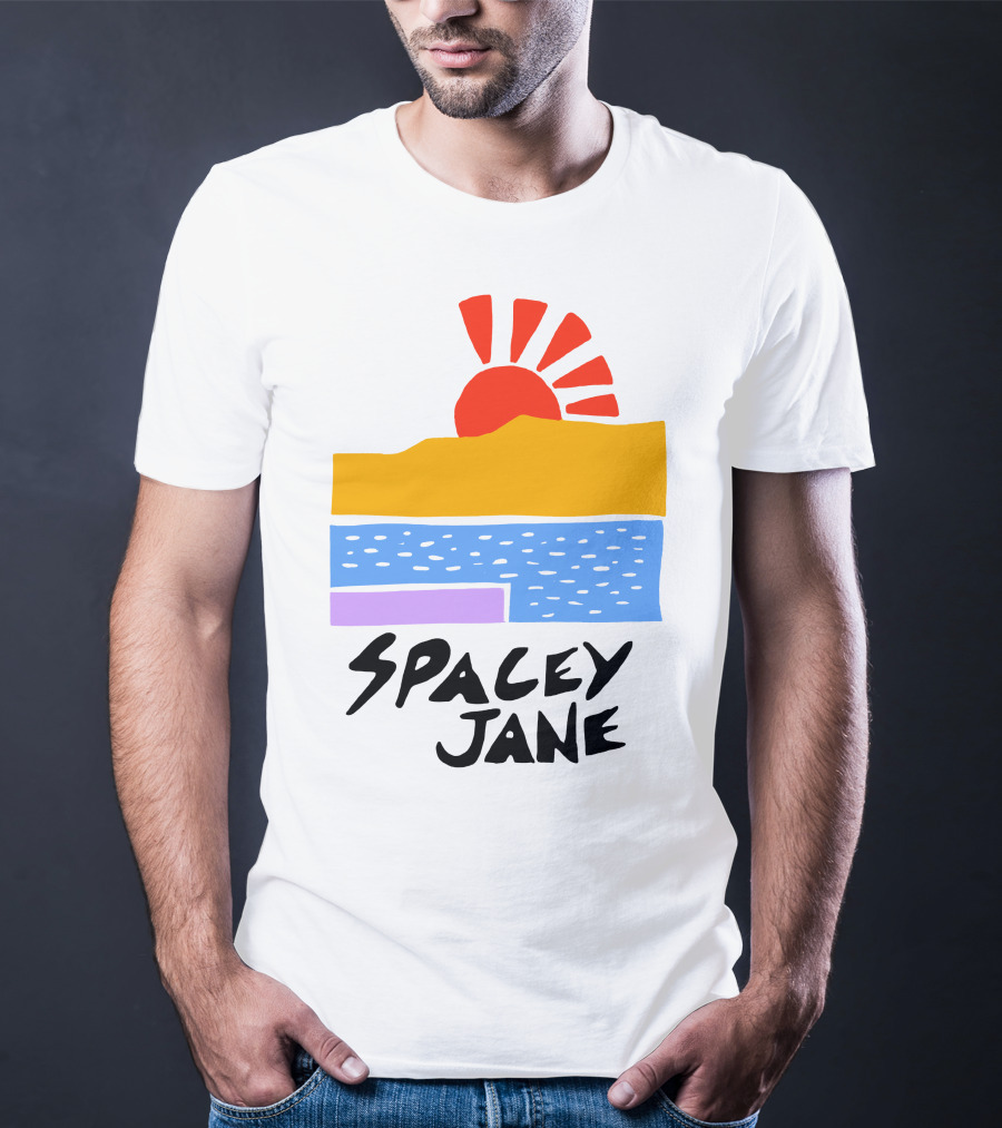 Spacey Jane Store Sun And Waves Retro T-Shirt