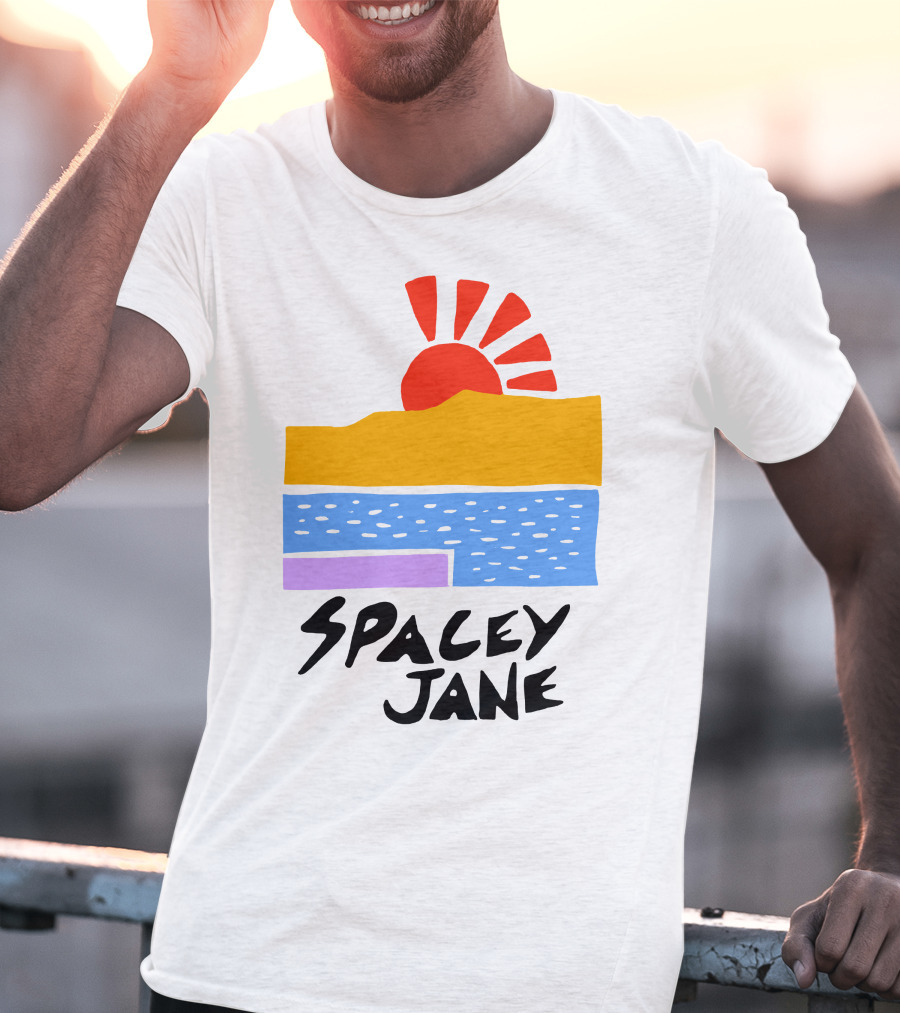 Spacey Jane Store Sun And Waves Retro T-Shirt