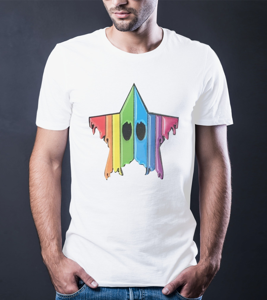 Dripping Rainbow Star Simpleflips Store T-Shirt
