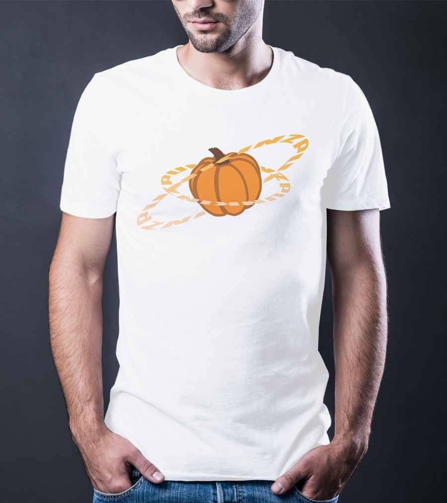 Punz Shop Pumpkin Planet Orbit T-Shirt