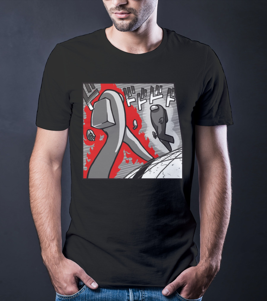 Shop Among Us JoJo Parody Manga T-Shirt