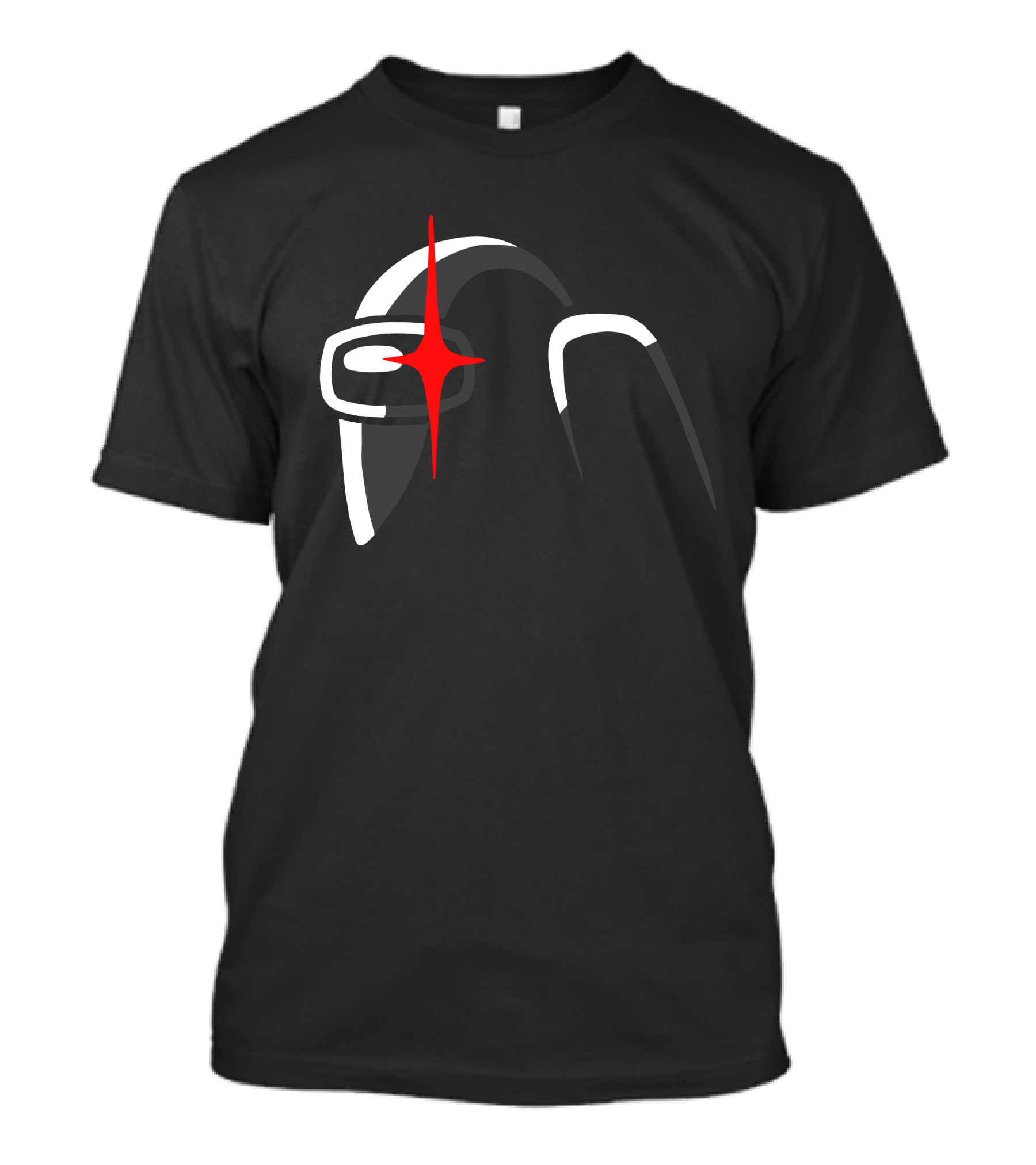 Among Us Crewmate With Red Star Eye T-Shirt