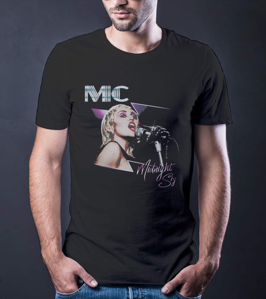 MIC Midnight Sky Miley Cyrus Shop T-Shirt