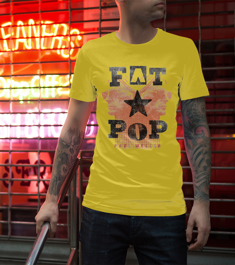 FAT POP Paul Weller Star T-Shirt