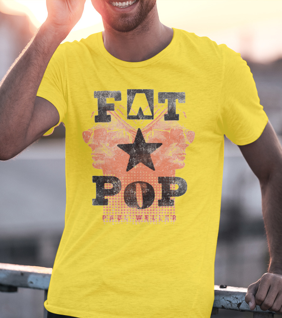 FAT POP Paul Weller Star T-Shirt
