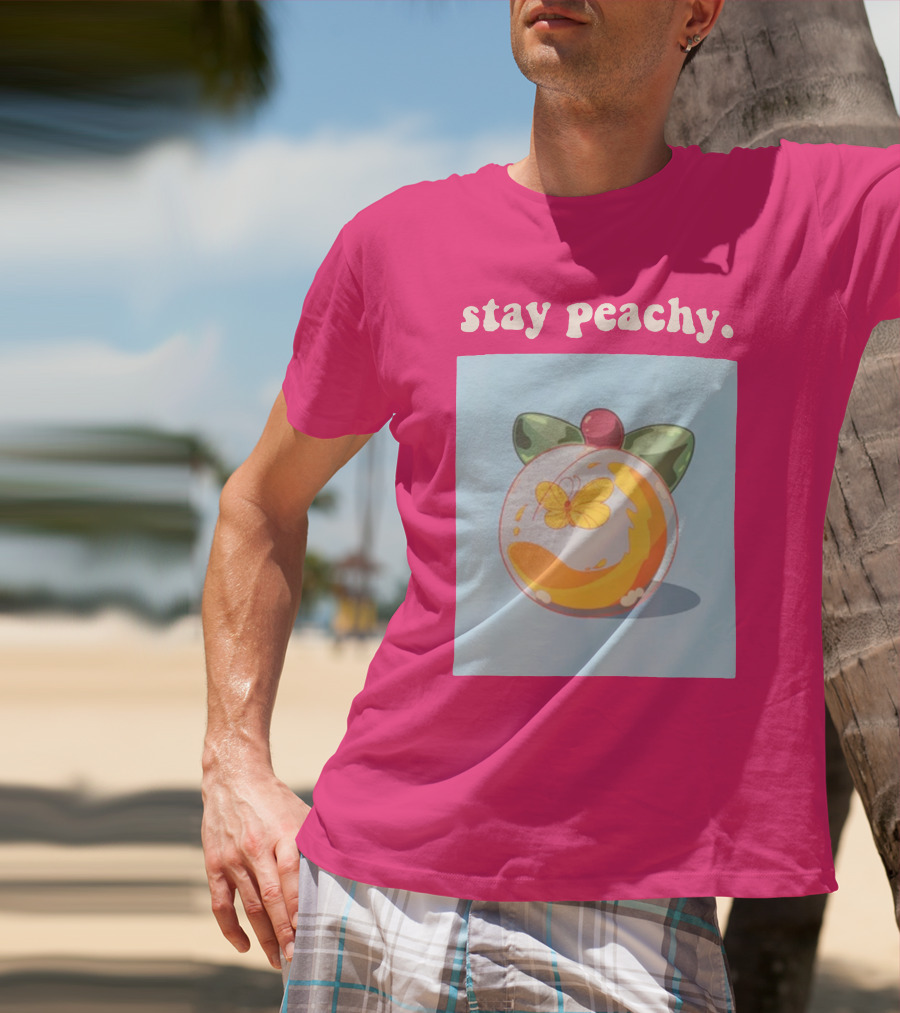 Stay Peachy Butterfly Peachy Squad Merch T-Shirt