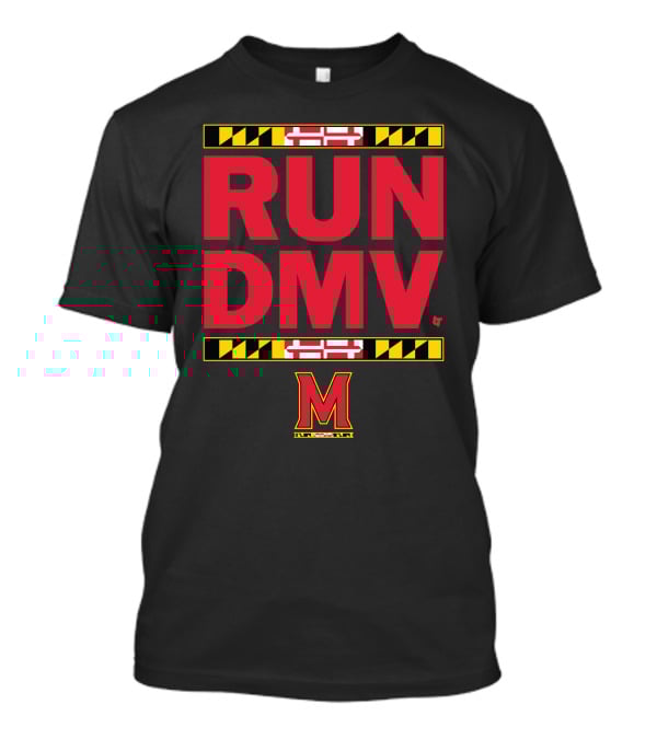 Maryland Run DMV Terps M Logo Block T-Shirt