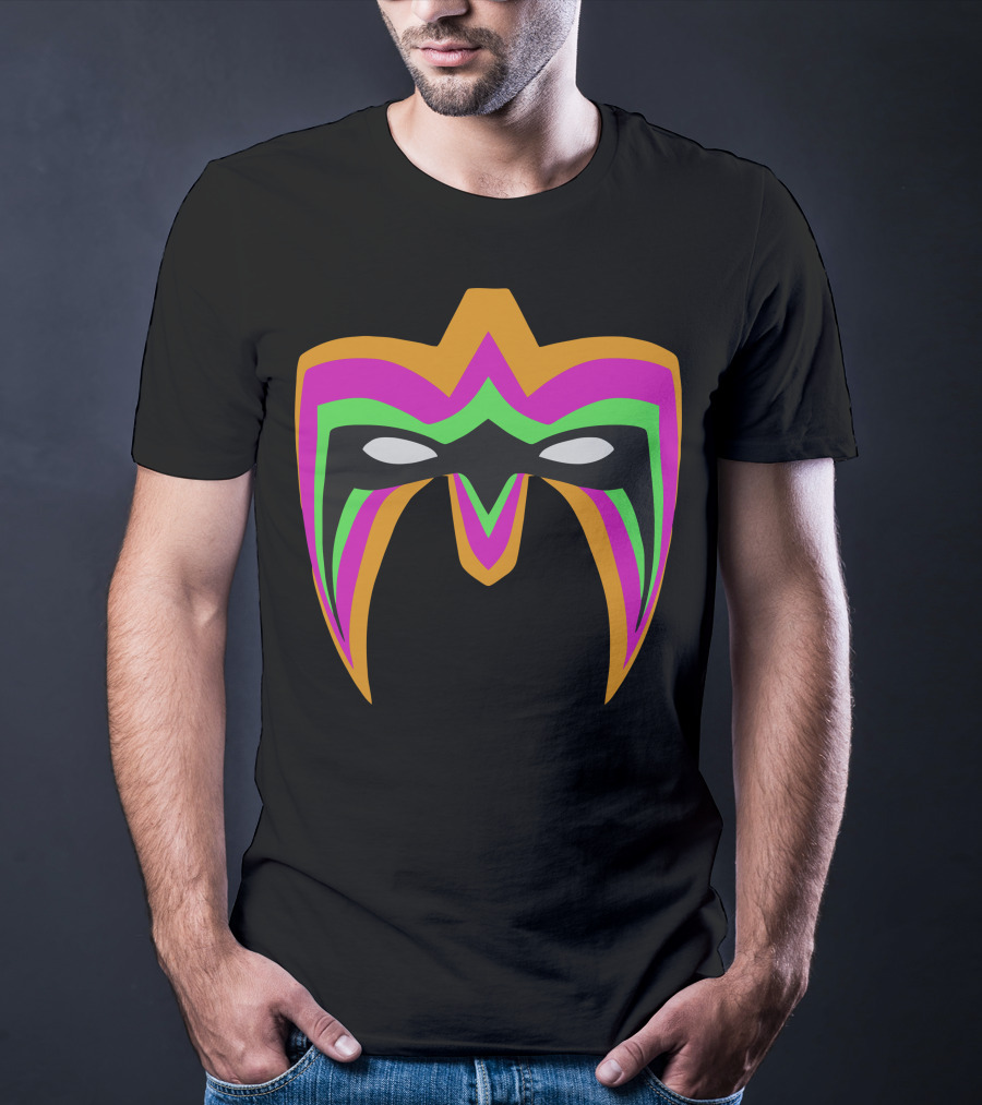 Ultimate Warrior Face Paint Iconic Neon Mask T-Shirt
