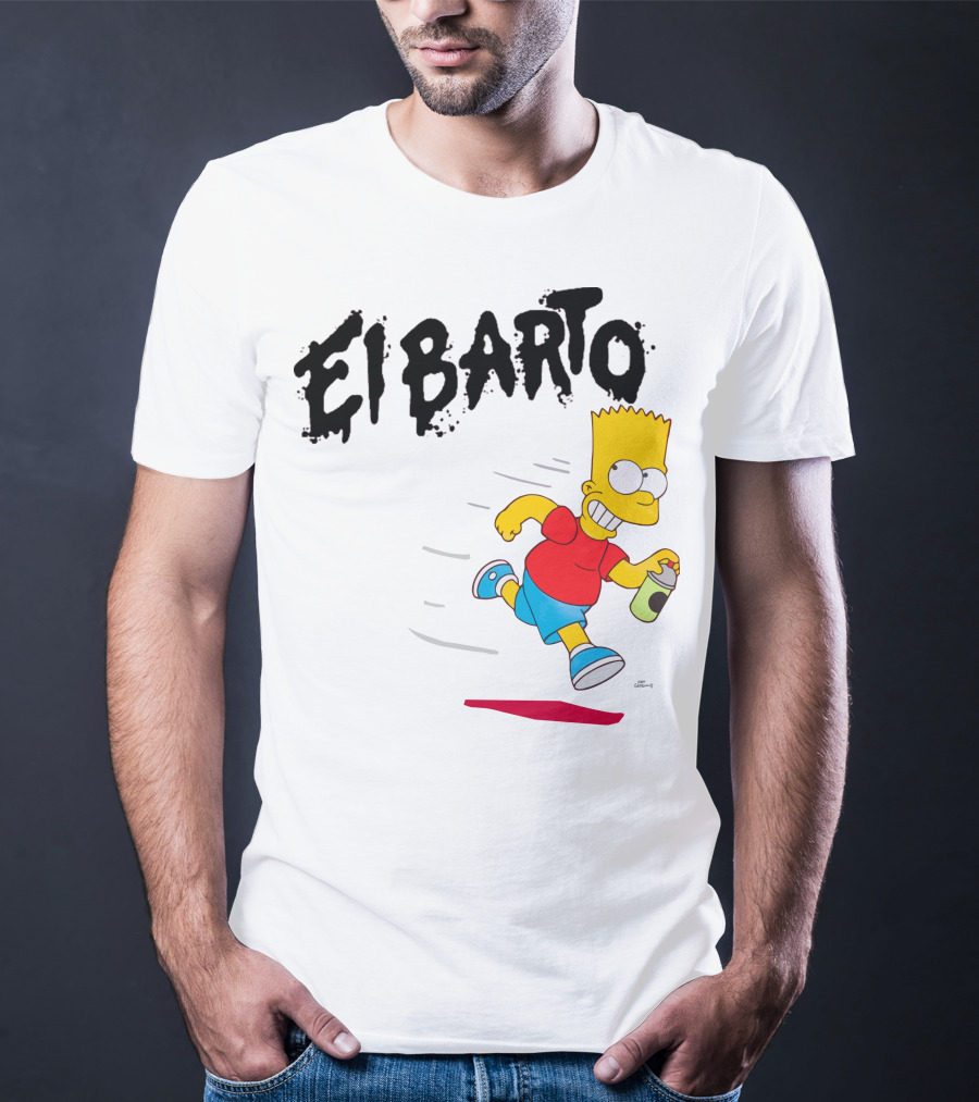 Vans Simpsons El Barto Bart Simpson Spray Can T-Shirt