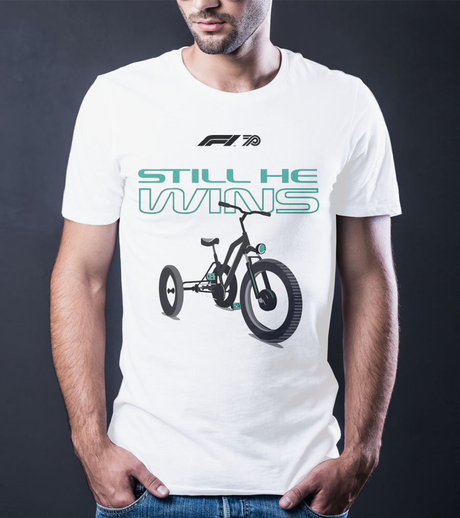 F1 70 Still He Wins Tricycle T-Shirt