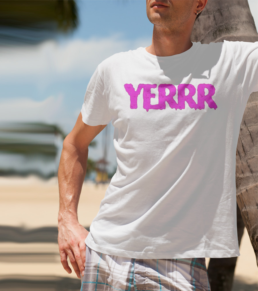 YERRR Gio And Eli Merch Text T-Shirt
