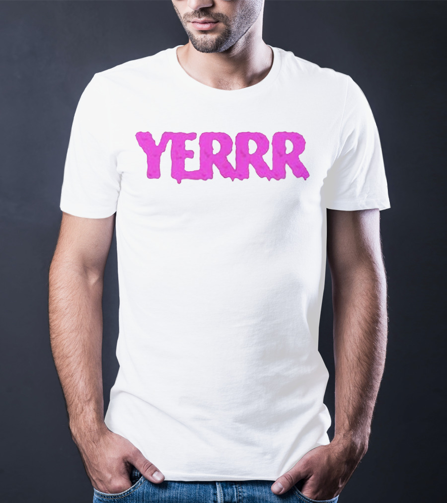 YERRR Gio And Eli Merch Text T-Shirt