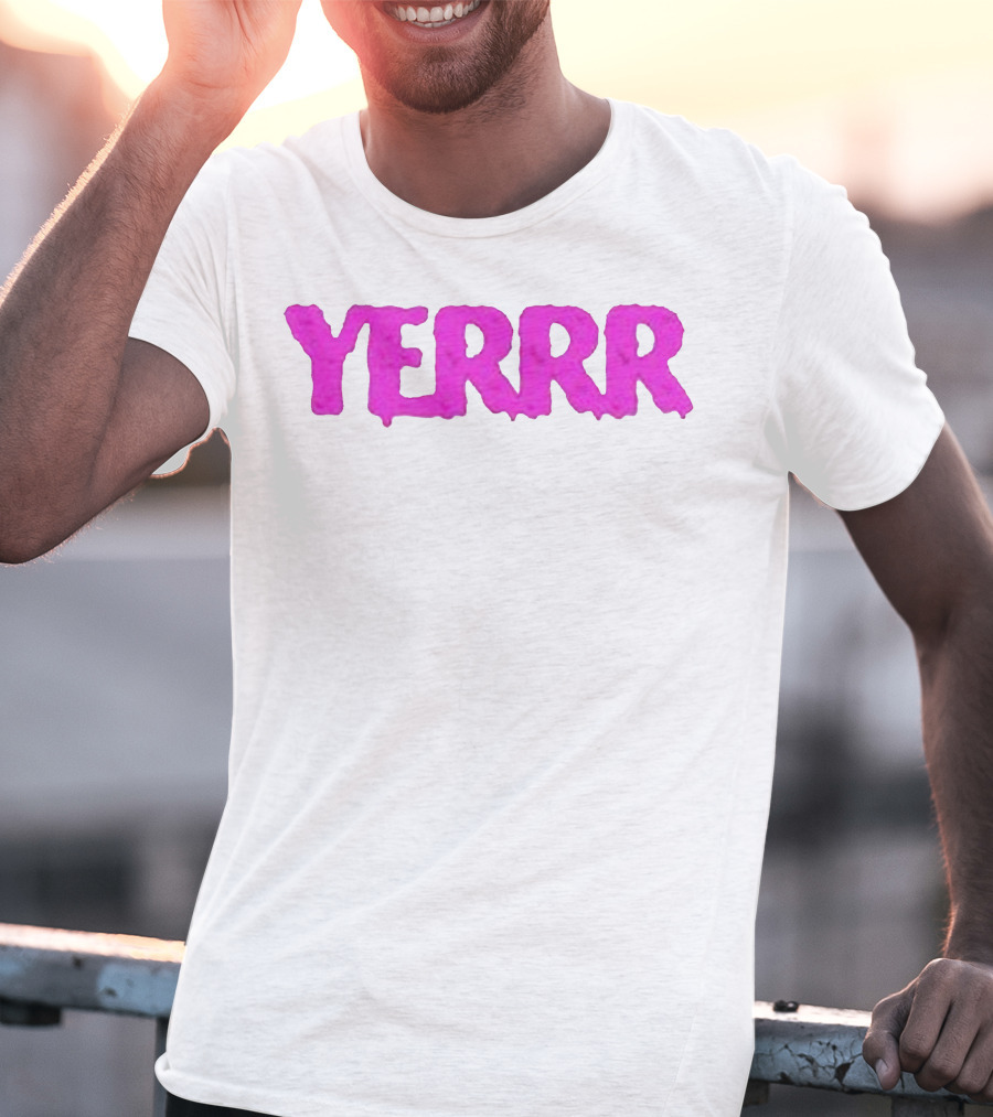 YERRR Gio And Eli Merch Text T-Shirt