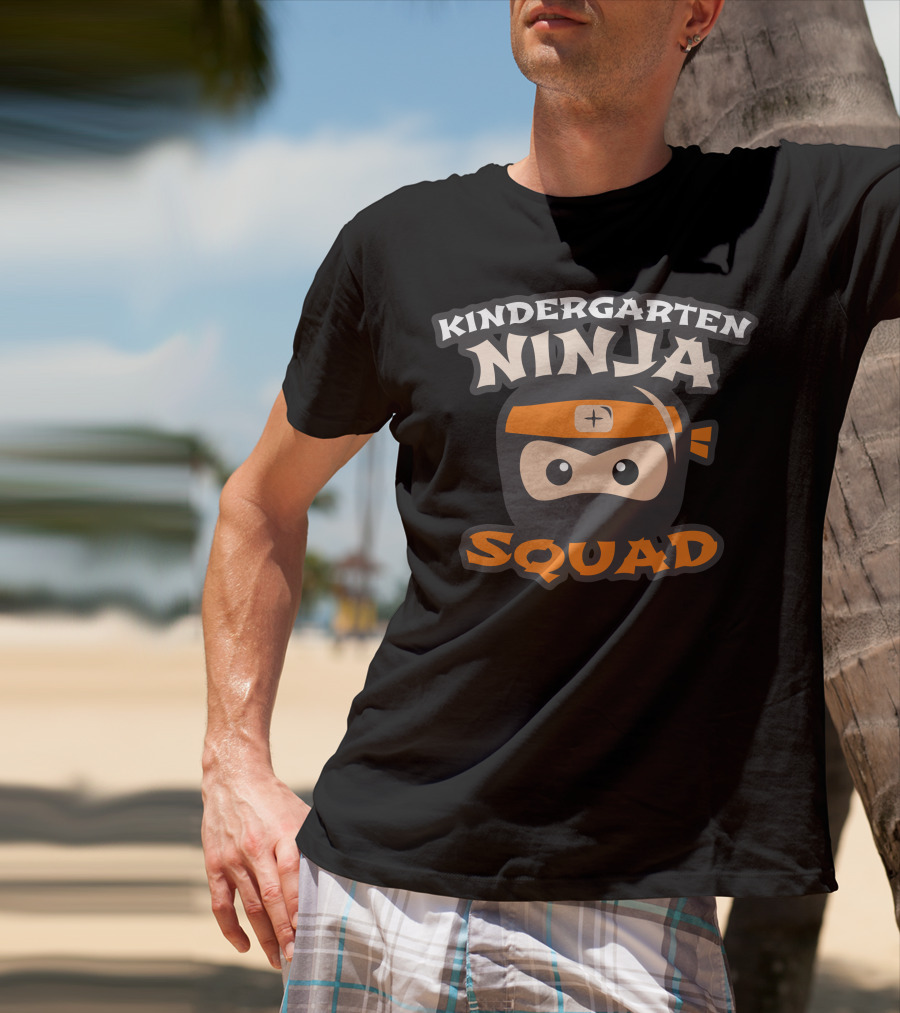 Kindergarten Ninja Squad First Day Of Kindergarten T-Shirt