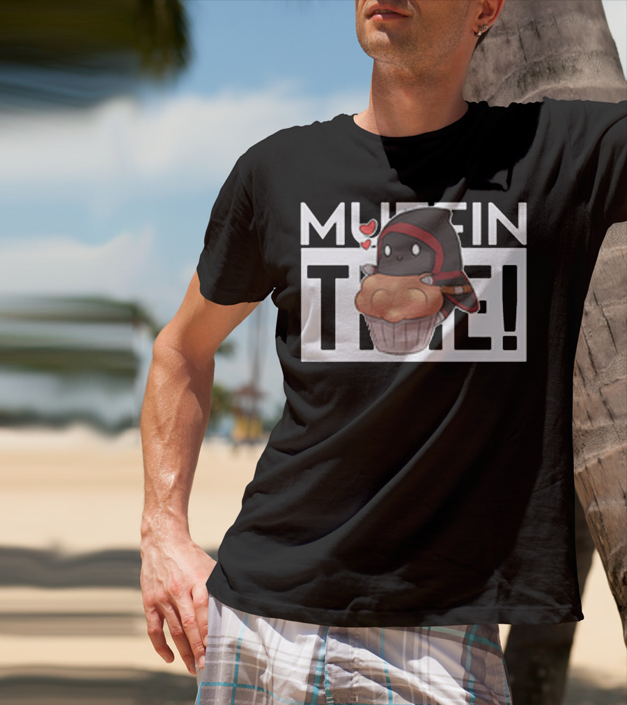 Muffin Time Cute Ninja Heart T-Shirt