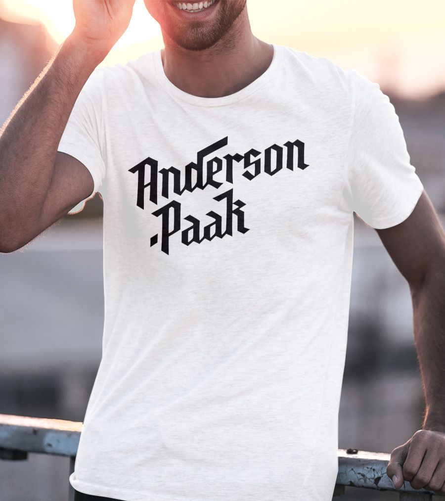 Anderson .Paak Vintage Typography T-Shirt