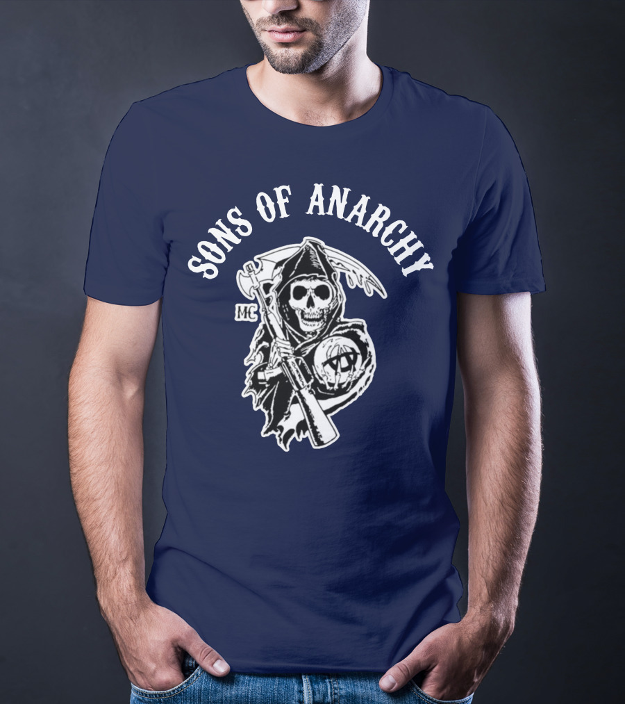 Sons Of Anarchy MC Grim Reaper Iconic Merchandise T-Shirt