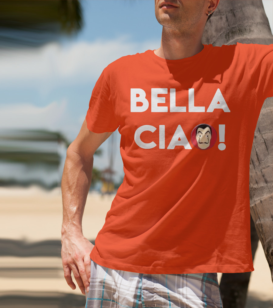 BELLA CIAO Money Heist Mask T-Shirt