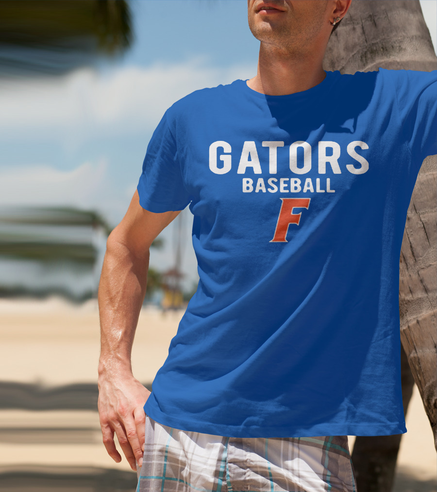 Florida Gators Baseball F Logo Blue T-Shirt