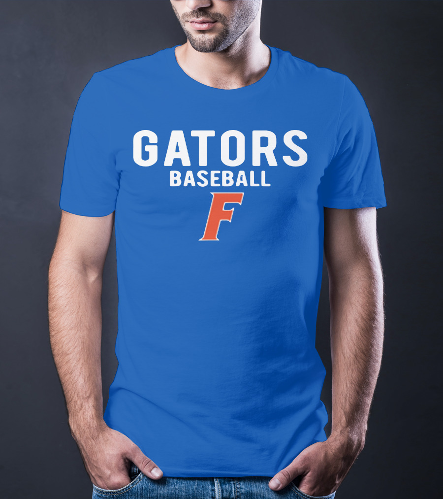 Florida Gators Baseball F Logo Blue T-Shirt