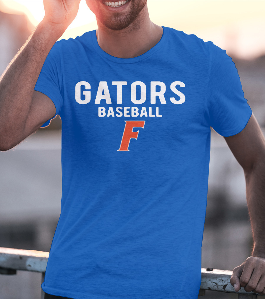 Florida Gators Baseball F Logo Blue T-Shirt