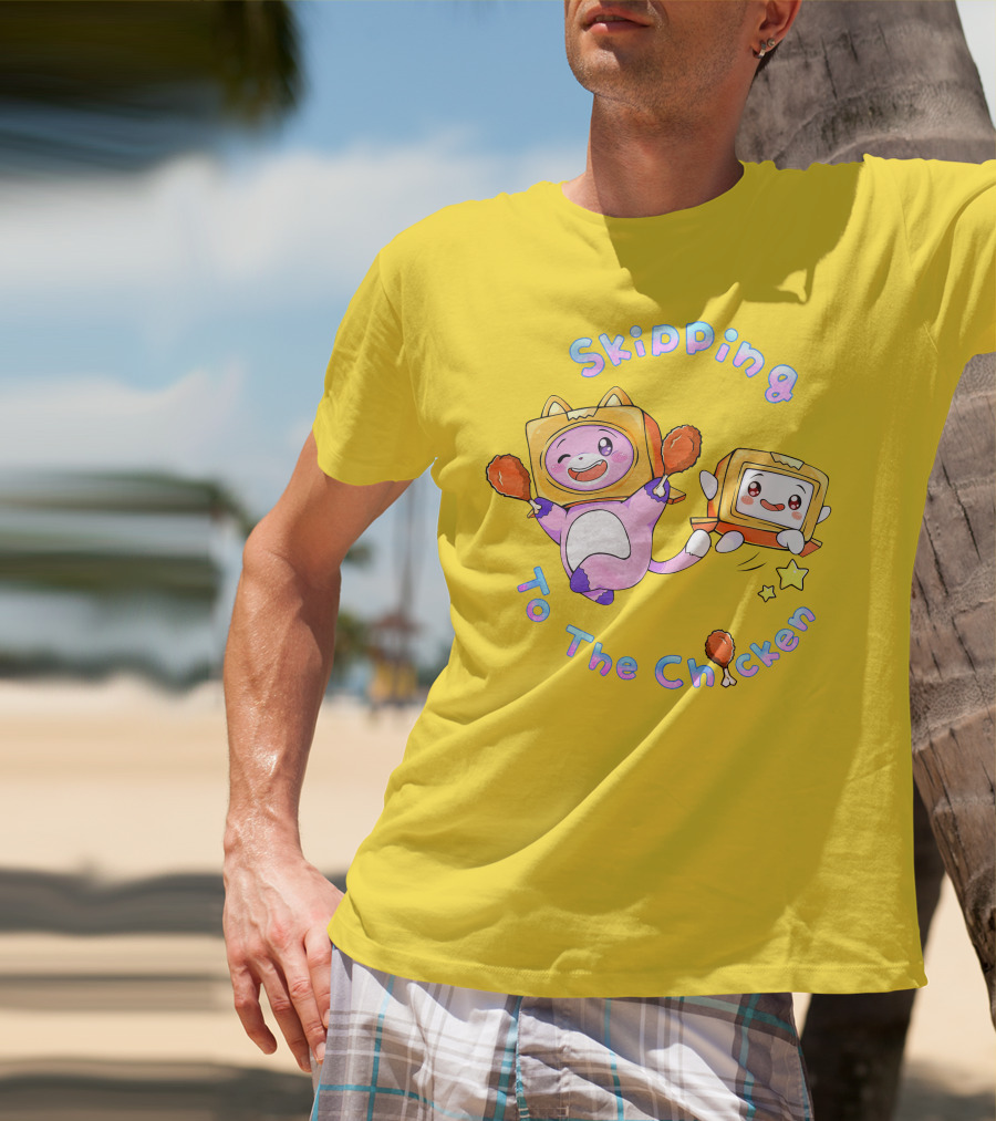 Skipping To The Chicken Lankybox Merch UK T-Shirt