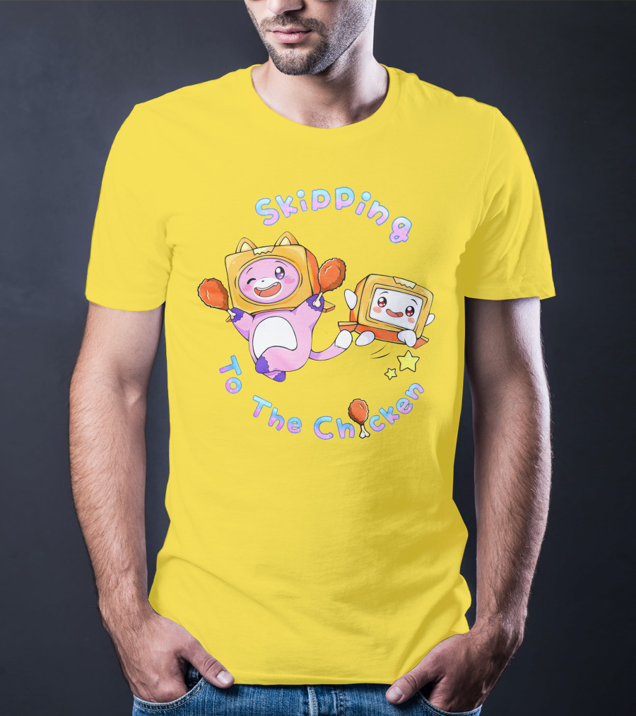 Skipping To The Chicken Lankybox Merch UK T-Shirt