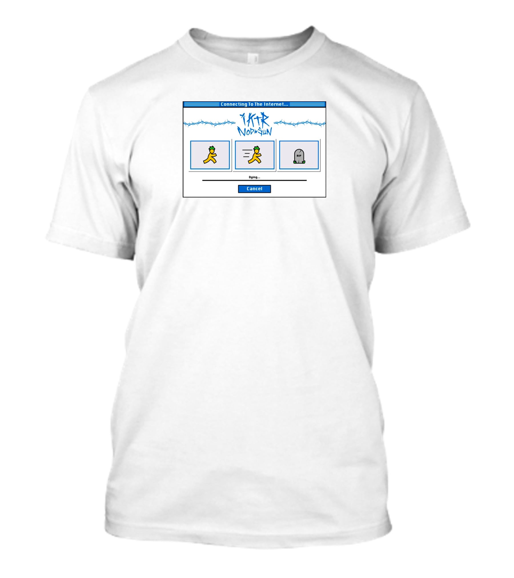 Connecting To The Internet Mod Sun RIP AOL Dying Cancel T-Shirt