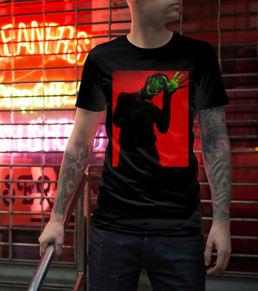 Don Toliver Red And Green Artistic Pose Merchandise T-Shirt