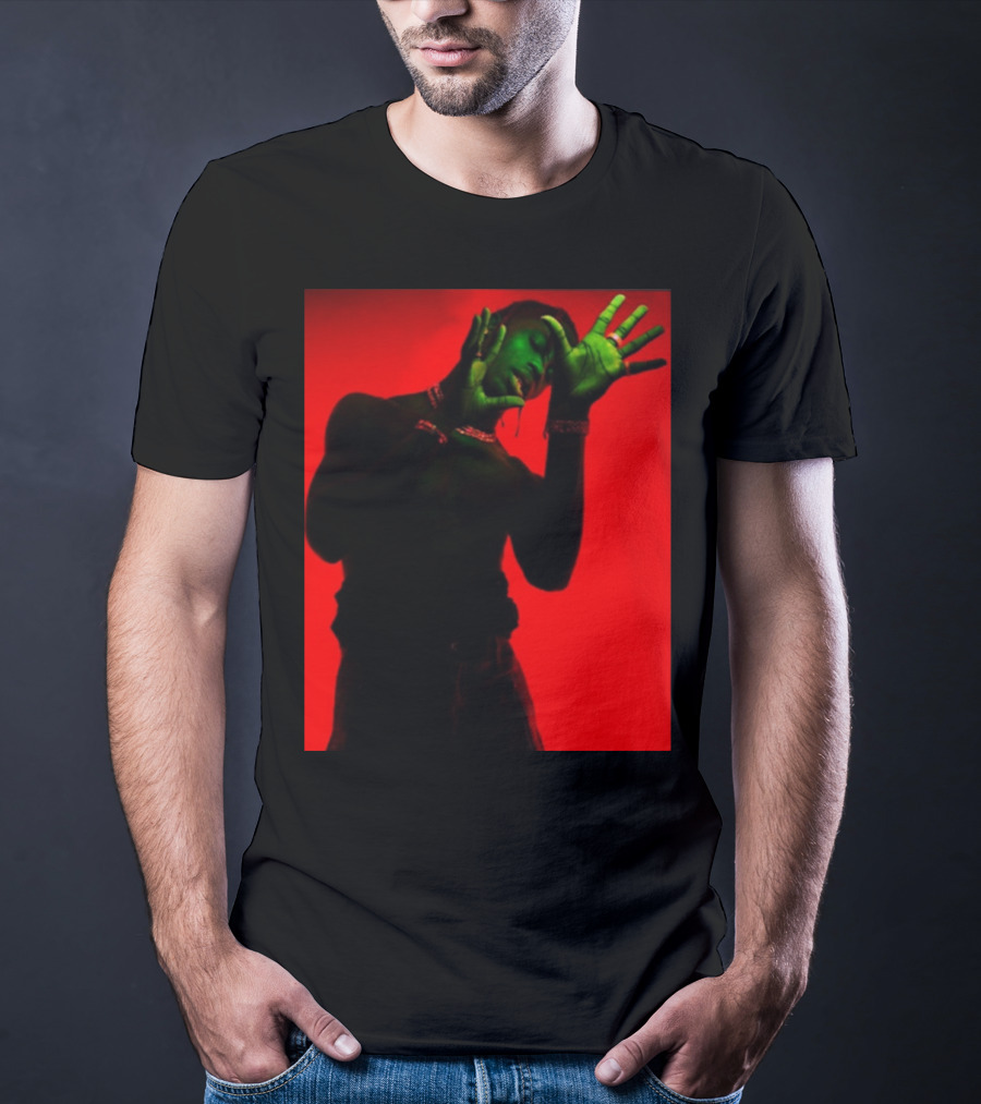 Don Toliver Red And Green Artistic Pose Merchandise T-Shirt