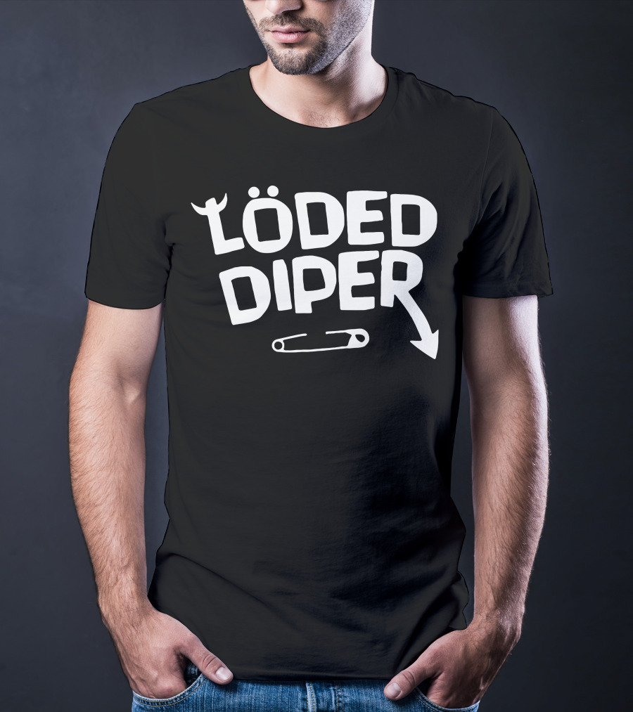 Löded Diper Diary Of A Wimpy Kid Band Safety Pin T-Shirt