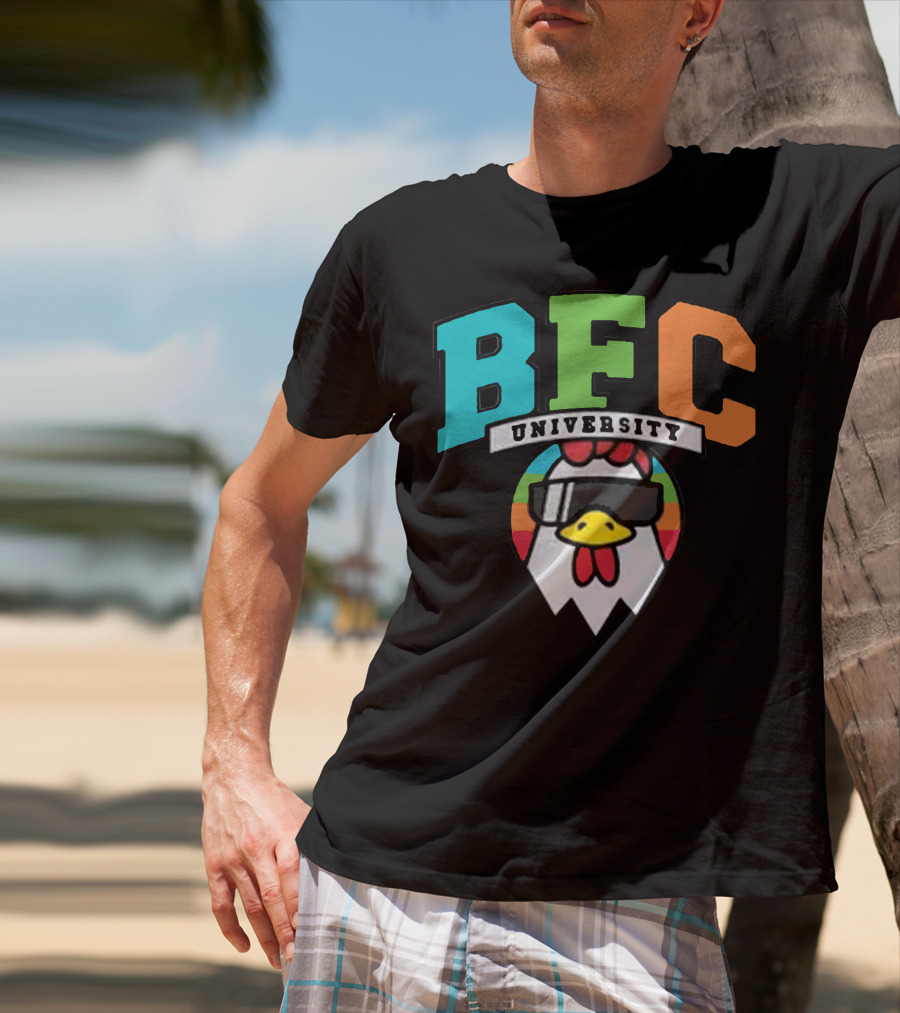 BFC University Chicken Headphones Kyr Sp33dy Merch T-Shirt