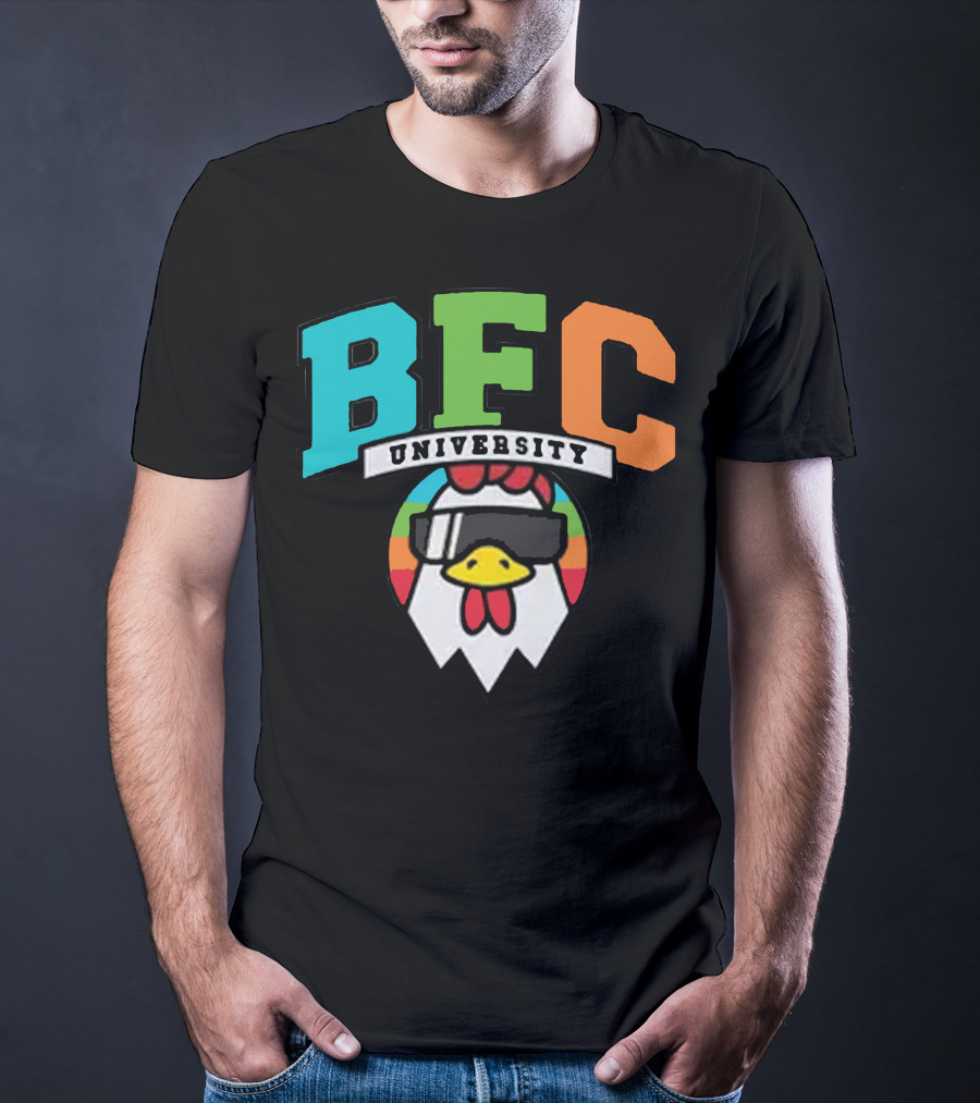 BFC University Chicken Headphones Kyr Sp33dy Merch T-Shirt