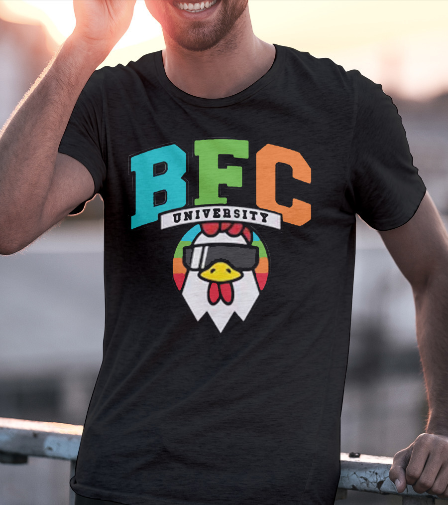 BFC University Chicken Headphones Kyr Sp33dy Merch T-Shirt
