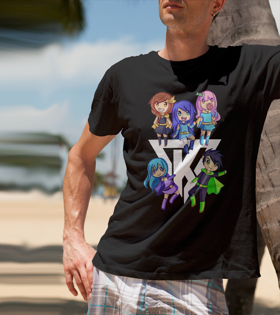 Itsfunneh Merch KREW Characters T-Shirt