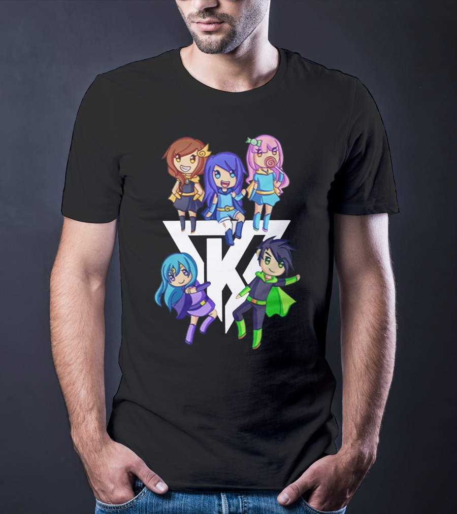 Itsfunneh Merch KREW Characters T-Shirt