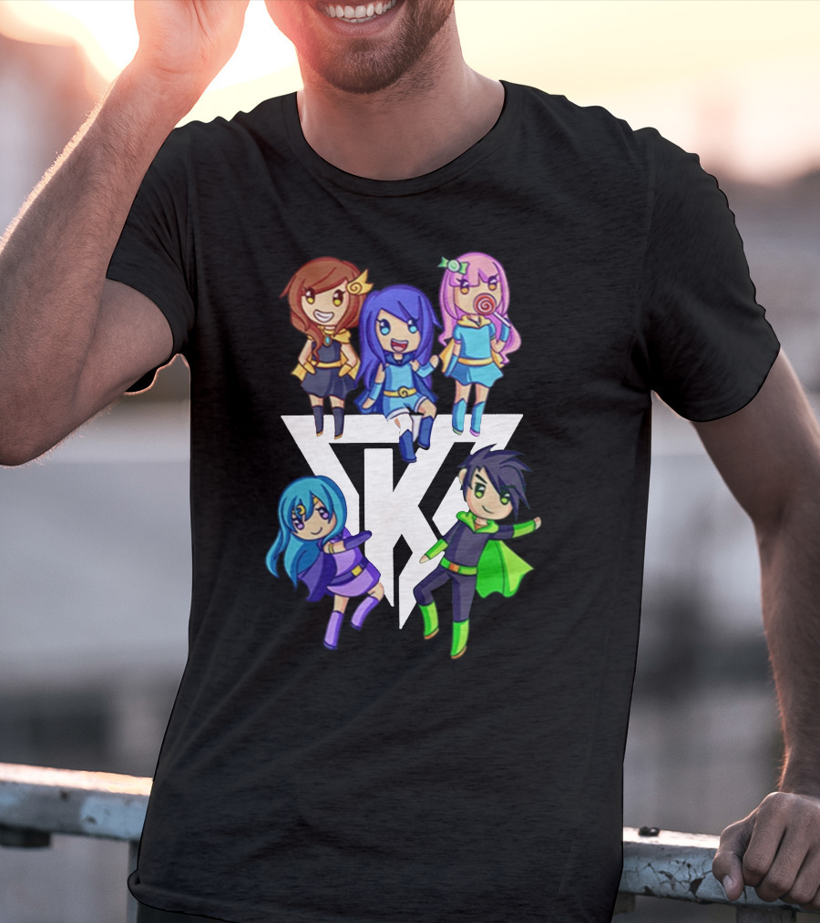 Itsfunneh Merch KREW Characters T-Shirt