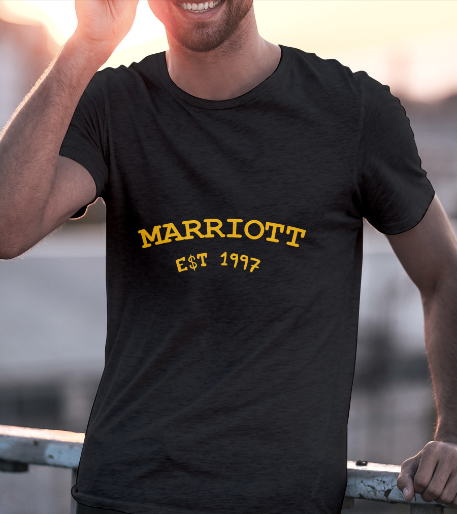Marriott Est 1997 Hat Flower T-Shirt