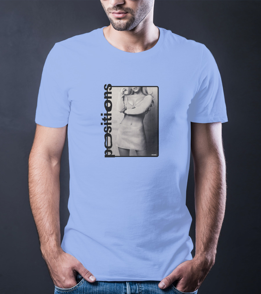 Positions Ariana Grande Black And White Photo Merch T-Shirt