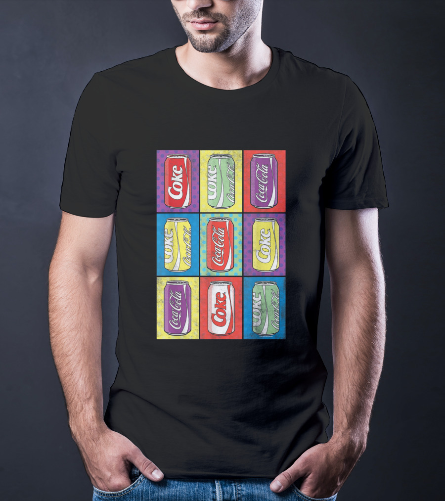 Coke Coca Cola Cans Retro Pop T-Shirt