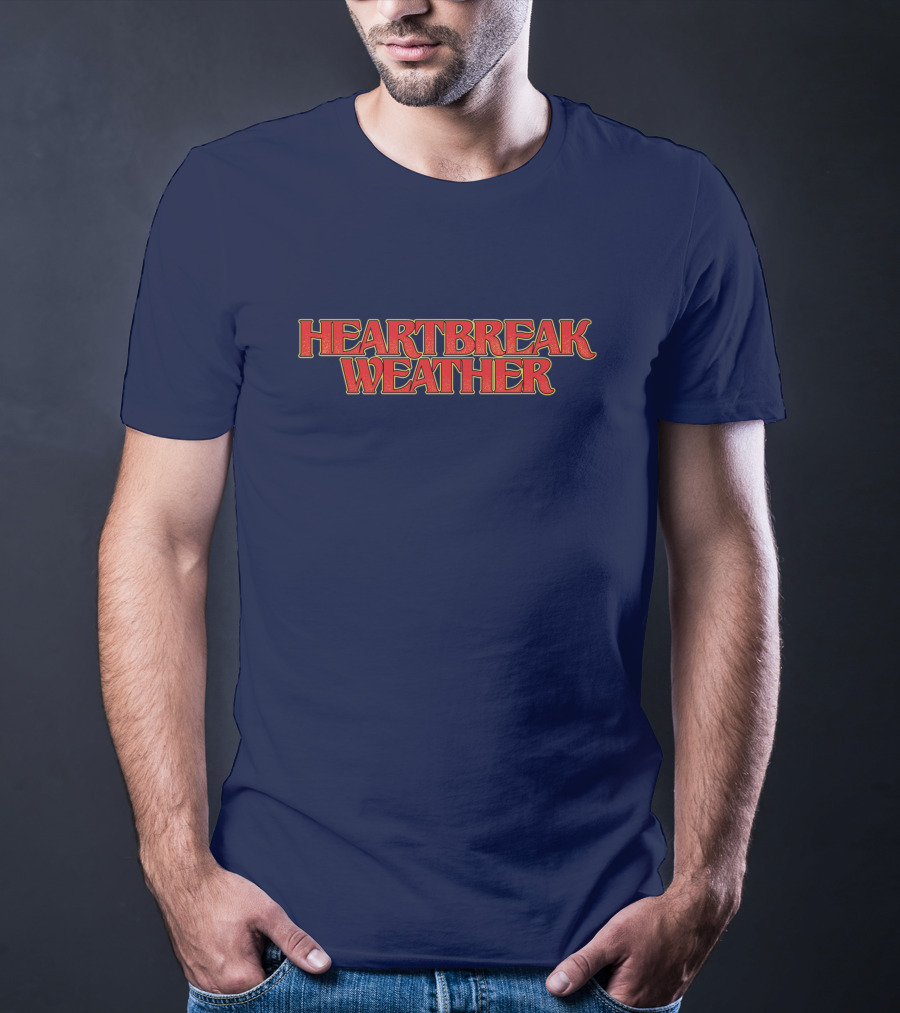 Heartbreak Weather Navy T-Shirt
