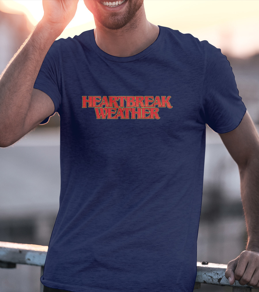 Heartbreak Weather Navy T-Shirt
