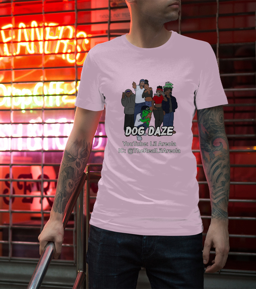 Dog Daze YouTube Lil Areola IC @TheRealLilAreola T-Shirt