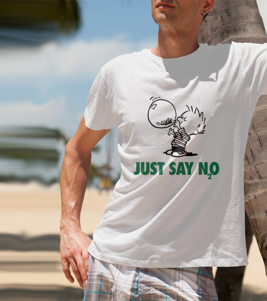 JUST SAY N2O Calvin Balloon T-Shirt